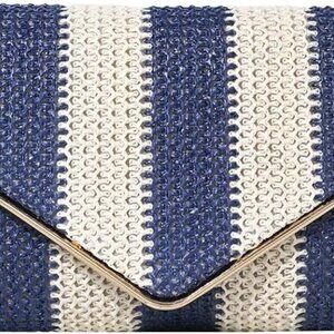 Straw Clutch Purse Women Woven Envelope Bag Summer Beach Crossbody Handbag